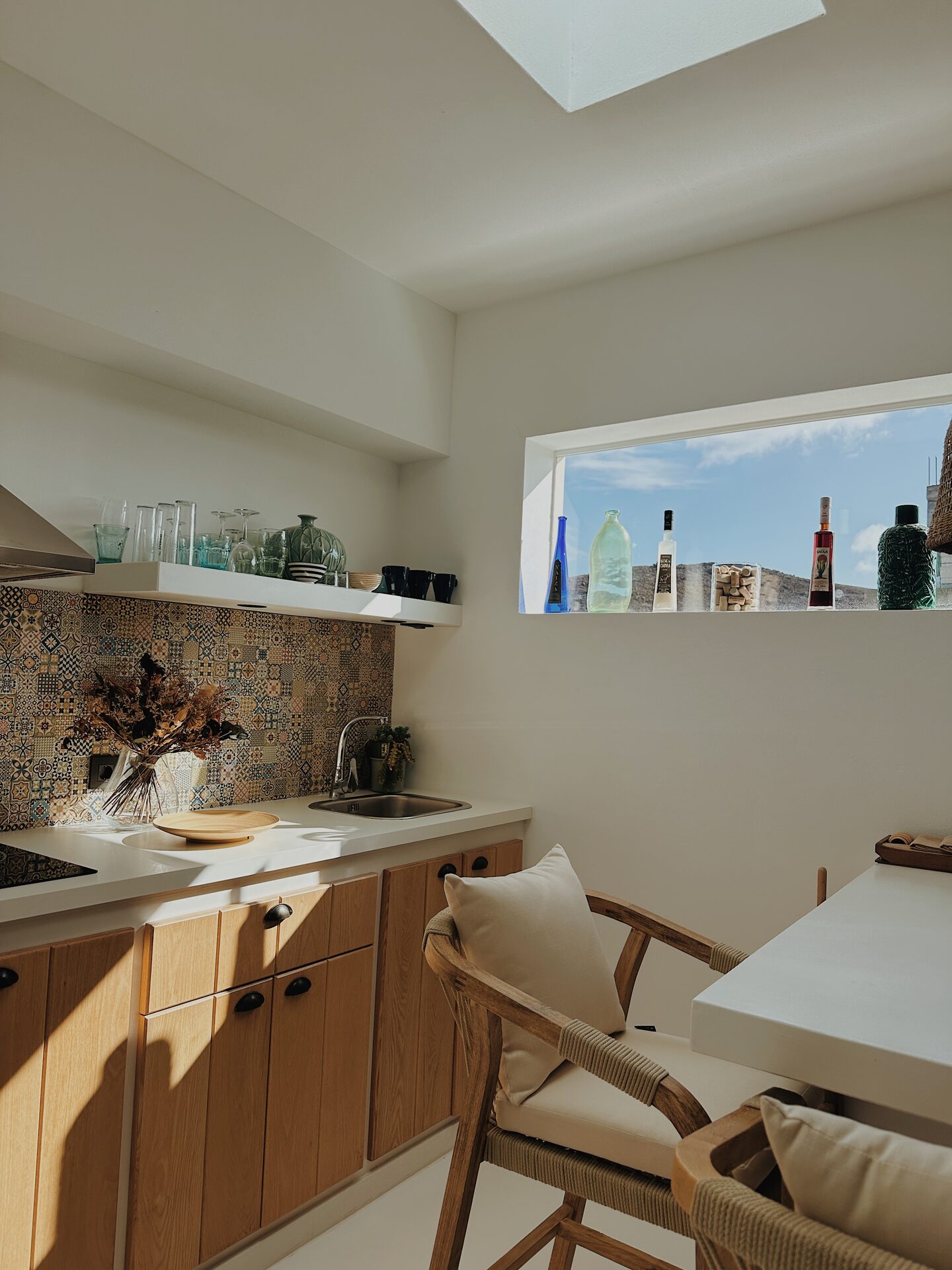 Cocina con azulejos hidráulicos · Tinaguache II
